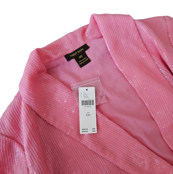 Anthropologie Vineet Bahl Sequin Wrap Dress - Picture 3 of 5